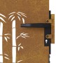 Corten steel garden gate bamboo design 85x75 cm by vidaXL, garden gates - Ref: Foro24-153232, Price: 95,90 €, Discount: %