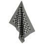 Juego de paños 10 unidades algodón negro y blanco de vidaXL, Toallas - Ref: Foro24-136291, Precio: 21,37 €