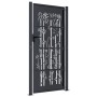 Anthrazitgraues Gartentor aus Stahl mit Bambusdesign 105x180 cm von vidaXL, Gartentore - Ref: Foro24-153182, Preis: 270,47 €,...