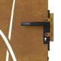 Corten steel garden gate grass design 85x200 cm by vidaXL, garden gates - Ref: Foro24-153225, Price: 198,57 €, Discount: %