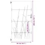 Corten steel garden gate grass design 85x200 cm by vidaXL, garden gates - Ref: Foro24-153225, Price: 198,57 €, Discount: %