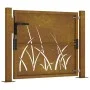 Gartentor aus Cortenstahl, Grasdesign, 105 x 105 cm von vidaXL, Gartentore - Ref: Foro24-153173, Preis: 181,63 €, Rabatt: %