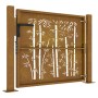 Gartentor aus Cortenstahl, Bambusdesign, 105 x 105 cm von vidaXL, Gartentore - Ref: Foro24-153239, Preis: 154,50 €, Rabatt: %