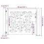 Gartentor aus Cortenstahl, Bambusdesign, 105 x 105 cm von vidaXL, Gartentore - Ref: Foro24-153239, Preis: 153,83 €, Rabatt: %