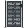 Anthracite grey square design garden gate made of steel, 105x155cm. by vidaXL, garden gates - Ref: Foro24-153193, Price: 326,...