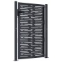 Anthracite grey square design garden gate made of steel, 105x155cm. by vidaXL, garden gates - Ref: Foro24-153193, Price: 326,...