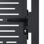 Anthracite grey square design garden gate made of steel, 105x155cm. by vidaXL, garden gates - Ref: Foro24-153193, Price: 326,...