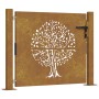 Puerta de jardín acero corten diseño árbol 105x105 cm von vidaXL, Gartentore - Ref: Foro24-153215, Preis: 185,18 €, Rabatt: %