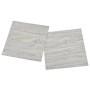 Tarimas de suelo autoadhesivas 20 uds PVC gris claro 1,86 m²