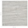 Tarimas de suelo autoadhesivas 20 uds PVC gris claro 1,86 m²