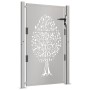 Puerta de jardín acero corten diseño árbol 105x155 cm de vidaXL, Puertas de jardín - Ref: Foro24-153163, Precio: 206,79 €, De...