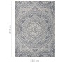 Blau gestreifter Flachgewebe-Außenteppich 140x200 cm von vidaXL, Teppiche - Ref: Foro24-340831, Preis: 49,10 €, Rabatt: %
