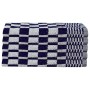 Set mit 10 blauen und weißen Baumwolltüchern von vidaXL, Handtücher - Ref: Foro24-136288, Preis: 30,70 €, Rabatt: %