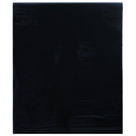 Lámina de ventana esmerilada estática PVC negro 60x2000 cm en Láminas para ventana | Comprar online en Foro24