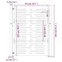 Corten steel garden gate square design 105x130 cm by vidaXL, garden gates - Ref: Foro24-153252, Price: 189,26 €, Discount: %