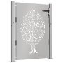 Puerta de jardín acero corten diseño árbol 105x155 cm de vidaXL, Puertas de jardín - Ref: Foro24-153217, Precio: 192,33 €, De...