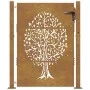 Cortenstahl Gartentor Baum Design 105x155 cm von vidaXL, Gartentore - Ref: Foro24-153217, Preis: 188,60 €, Rabatt: %