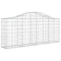 Gabionenkorb Bogenform verzinktes Eisen 200x30x80/100cm von vidaXL, Töpfe und Pflanzgefäße - Ref: Foro24-153384, Preis: 72,75...