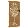 Corten steel garden gate tree design 85x200 cm by vidaXL, garden gates - Ref: Foro24-153213, Price: 199,01 €, Discount: %
