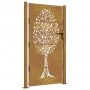 Corten steel garden gate tree design 105x180 cm by vidaXL, garden gates - Ref: Foro24-153218, Price: 252,64 €, Discount: %
