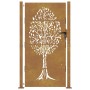Gartentor aus Cortenstahl, Baumdesign, 105 x 180 cm von vidaXL, Gartentore - Ref: Foro24-153218, Preis: 266,38 €, Rabatt: %