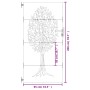Puerta de jardín acero corten diseño árbol 85x200 cm de vidaXL, Puertas de jardín - Ref: Foro24-153213, Precio: 204,42 €, Des...