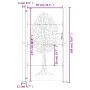 Corten steel garden gate tree design 105x180 cm by vidaXL, garden gates - Ref: Foro24-153218, Price: 252,64 €, Discount: %