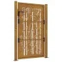 Corten steel garden gate bamboo design 105x130 cm by vidaXL, garden gates - Ref: Foro24-153186, Price: 229,83 €, Discount: %