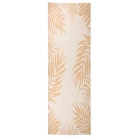 Leaf printed flat woven outdoor rug 80x250 cm by vidaXL, Rugs - Ref: Foro24-340856, Price: 35,84 €, Discount: %