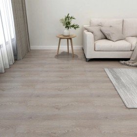 Tarimas de suelo autoadhesivas 20 uds PVC gris taupe 1,86 m²