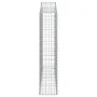 Galvanized iron arch-shaped gabions basket 200x30x140/160 cm by vidaXL, Pots and planters - Ref: Foro24-153387, Price: 98,22 ...