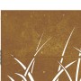 Puerta de jardín acero corten diseño hierba 85x75 cm by vidaXL, garden gates - Ref: Foro24-153220, Price: 91,95 €, Discount: %