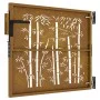 Corten steel garden gate bamboo design 85x100 cm by vidaXL, garden gates - Ref: Foro24-153233, Price: 114,25 €, Discount: %