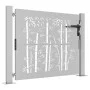 Puerta de jardín acero corten diseño bambú 105x80 cm de vidaXL, Puertas de jardín - Ref: Foro24-153238, Precio: 127,41 €, Des...