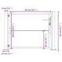 Puerta de jardín acero corten 105x105 cm de vidaXL, Puertas de jardín - Ref: Foro24-153203, Precio: 163,96 €, Descuento: %