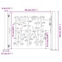 Corten steel garden gate bamboo design 105x80 cm by vidaXL, garden gates - Ref: Foro24-153238, Price: 129,43 €, Discount: %