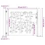 Gartentor aus Cortenstahl, Bambusdesign, 105 x 80 cm von vidaXL, Gartentore - Ref: Foro24-153238, Preis: 130,01 €, Rabatt: %