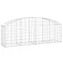 Galvanized iron arch-shaped gabion basket 200x50x60/80 cm by vidaXL, Pots and planters - Ref: Foro24-153473, Price: 52,08 €, ...