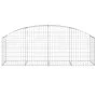 Galvanized iron arch-shaped gabion basket 200x50x60/80 cm by vidaXL, Pots and planters - Ref: Foro24-153473, Price: 52,08 €, ...