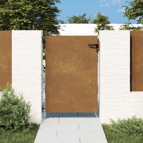 Puerta de jardín acero corten 85x150 cm de vidaXL, Puertas de jardín - Ref: Foro24-153259, Precio: 143,00 €, Descuento: %