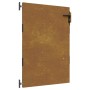 Puerta de jardín acero corten 85x150 cm de vidaXL, Puertas de jardín - Ref: Foro24-153259, Precio: 137,30 €