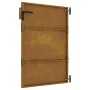 Puerta de jardín acero corten 85x150 cm de vidaXL, Puertas de jardín - Ref: Foro24-153259, Precio: 137,30 €