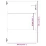 Gartentor aus Cortenstahl 85x150 cm von vidaXL, Gartentore - Ref: Foro24-153259, Preis: 151,69 €, Rabatt: %