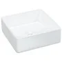 Quadratisches weißes Keramikwaschbecken 37x37x13 cm von vidaXL, Sinkt - Ref: Foro24-153341, Preis: 56,79 €, Rabatt: %