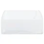 Lavabo cuadrado de cerámica blanco 37x37x13 cm de vidaXL, Lavabos - Ref: Foro24-153341, Precio: 56,79 €, Descuento: %