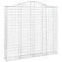 Cesta gaviones forma arco hierro galvanizado 200x30x180/200 cm de vidaXL, Maceteros y jardineras - Ref: Foro24-153389, Precio...