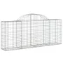 Cesta de gaviones forma arco hierro galvanizado 200x30x80/100cm de vidaXL, Maceteros y jardineras - Ref: Foro24-153484, Preci...
