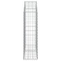 Gabione Korbbogenform aus verzinktem Eisen 100x30x100/120 cm von vidaXL, Töpfe und Pflanzgefäße - Ref: Foro24-153425, Preis: ...