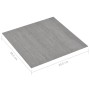 Tarimas de suelo autoadhesivas 20 uds PVC gris a rayas 1,86 m²