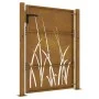 Puerta de jardín acero corten diseño hierba 105x155 cm von vidaXL, Gartentore - Ref: Foro24-153229, Preis: 193,55 €, Rabatt: %